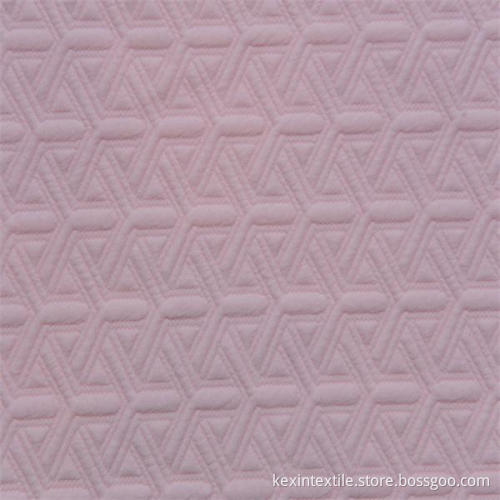 100% polyester jacquard quilted knitted printed fabric